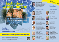 Taufkirchner Gesundheitstage: Ausstellung ● Vorträge ● Probebehandlungen